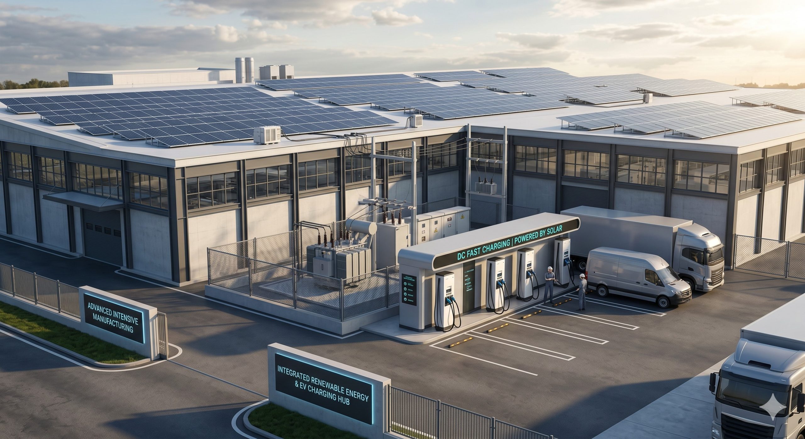 Buy DC Fast Charging Station | 30kW-360kW C&I Ultra-Fast EV Charger scenario 1