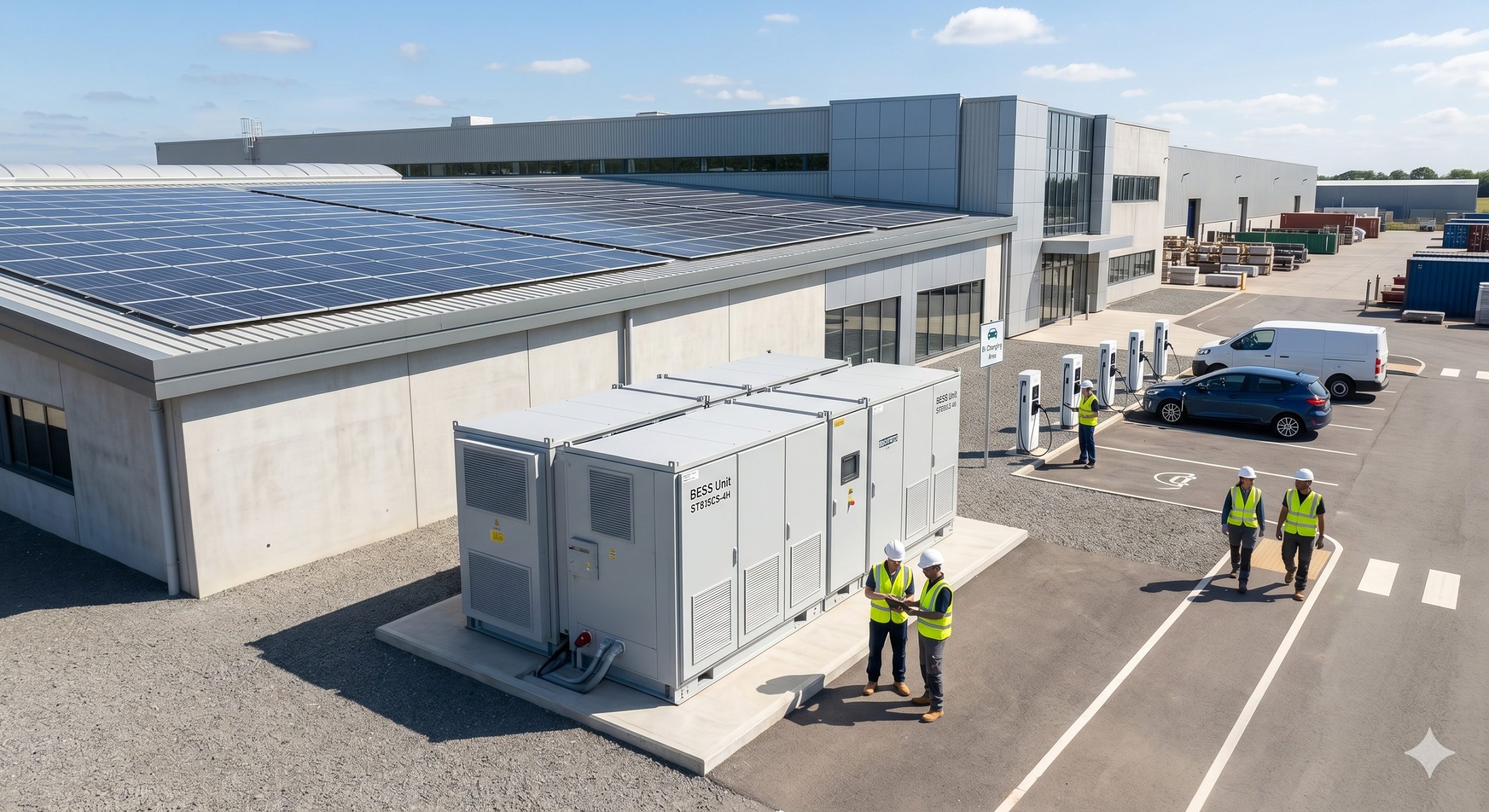 Smart Dispatch BESS Infrastructure: ST835CS-4HPowerStack | 835kWh Liquid-Cooled Cabinet with Active Cell Equalization scenario 1