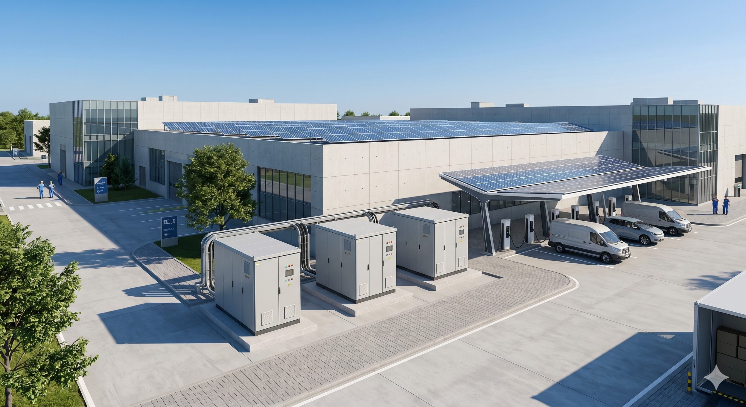 Wholesale Supply: EMS3000 Energy Management System | Commercial Energy Storage Cabinet with 215kWh Capacity & Liquid Cooling | Global Delivery scenario 1