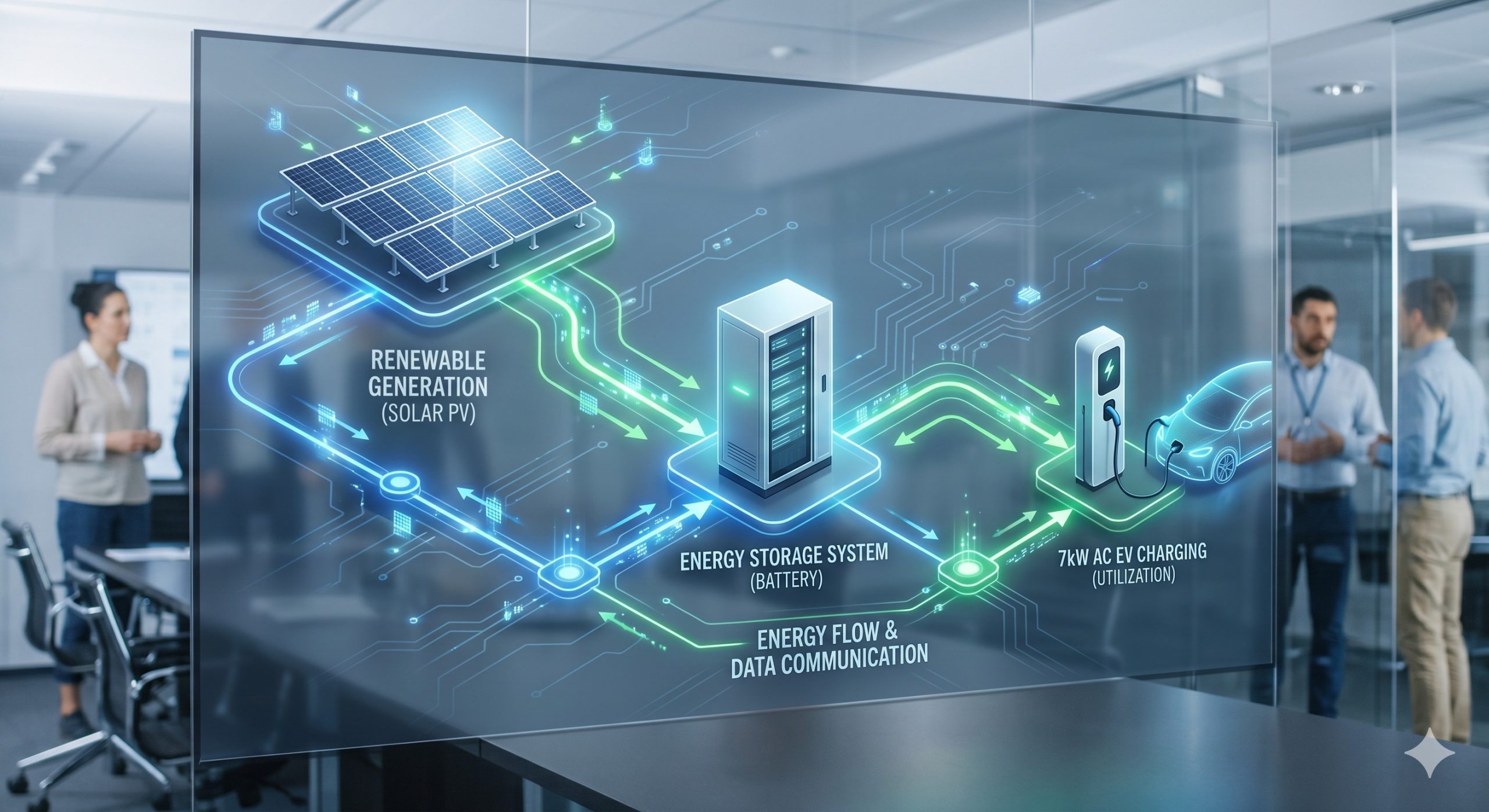Wholesale Supply: 7kW AC EV Charger | Commercial L2 Charging Station | Global Delivery scenario 2
