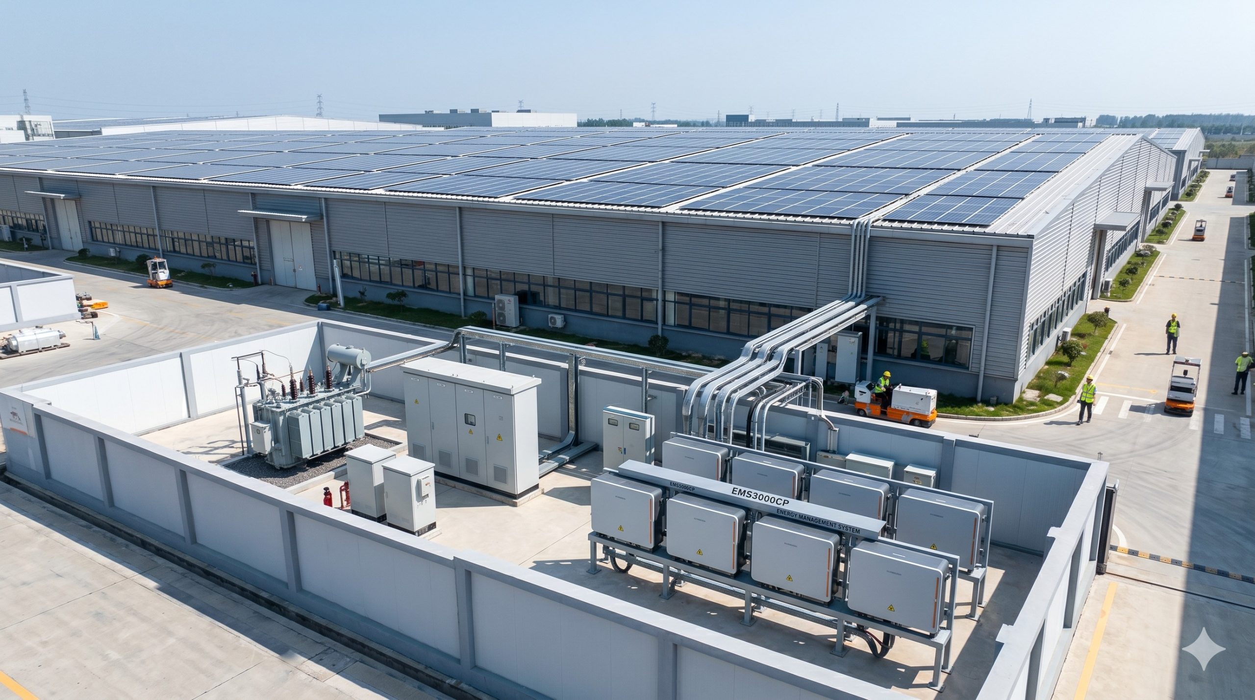 Wholesale Supply: EMS3000CP Commercial Energy Storage Cabinet | Global Delivery scenario 1