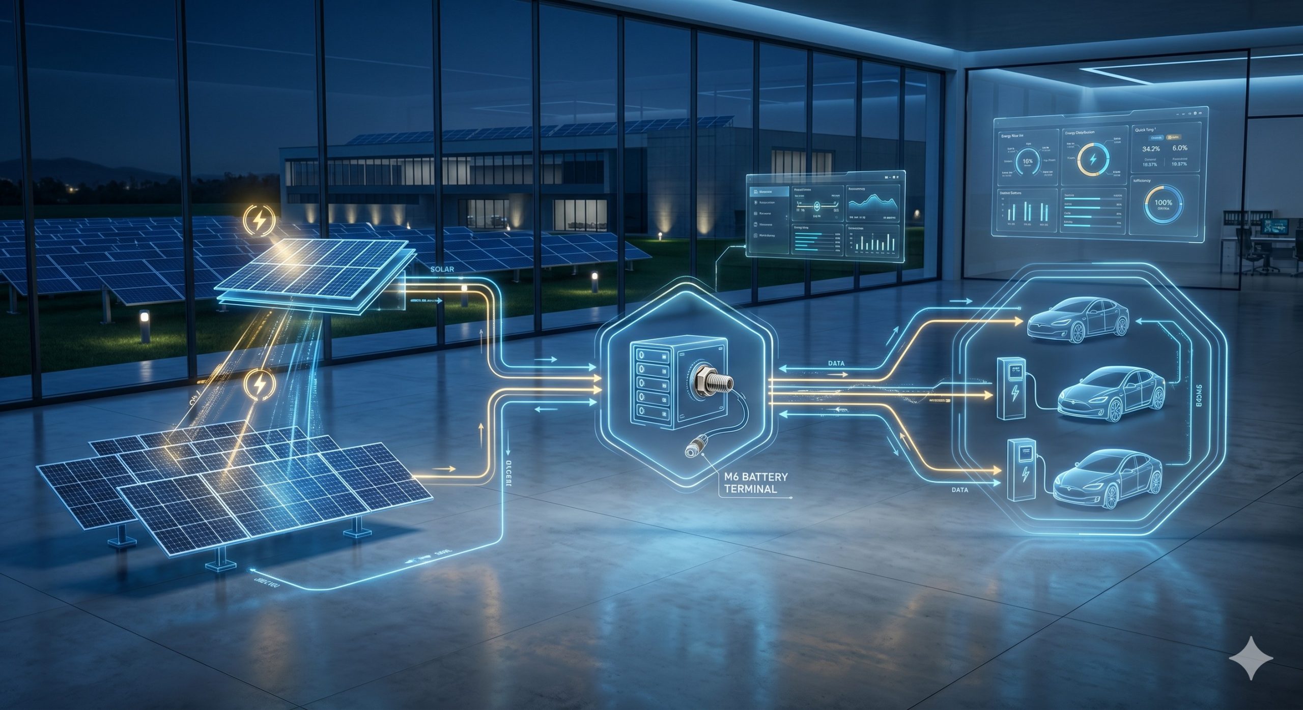 Wholesale Supply: M6 Battery Terminal | Commercial Energy Storage Cabinet | Global Delivery scenario 2