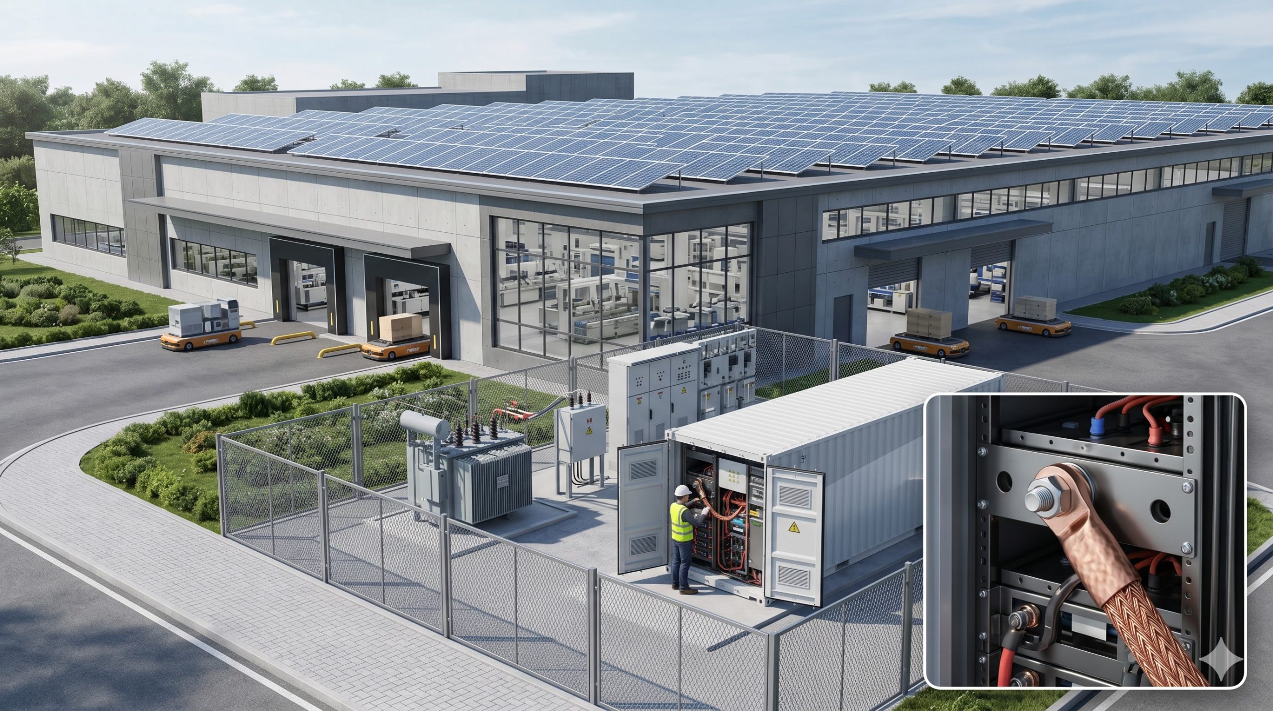 Wholesale Supply: M6 Battery Terminal | Commercial Energy Storage Cabinet | Global Delivery scenario 1