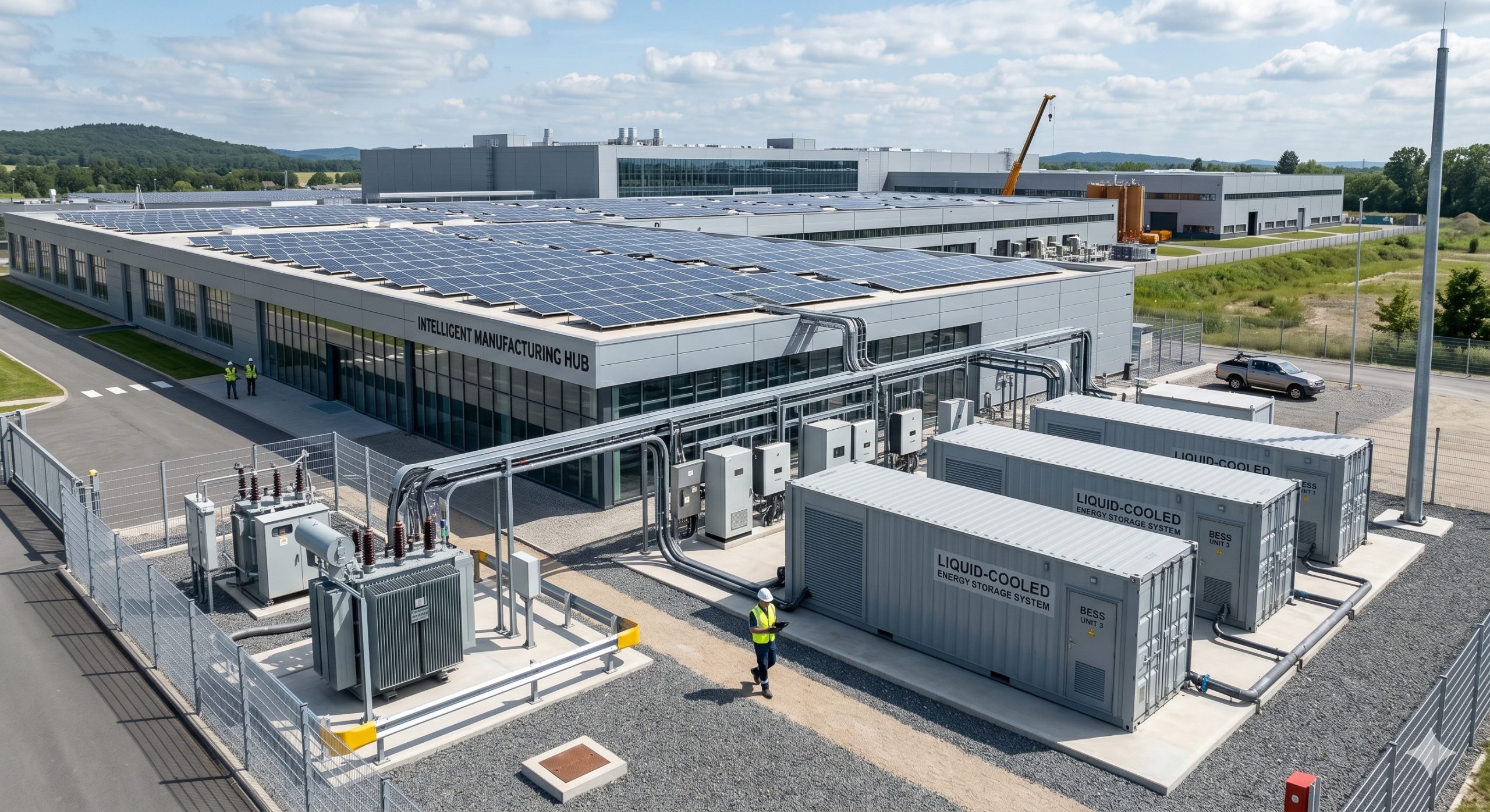 Wholesale Supply: Liquid-cooled container ESS | Commercial Energy Storage Cabinet | Global Delivery scenario 1