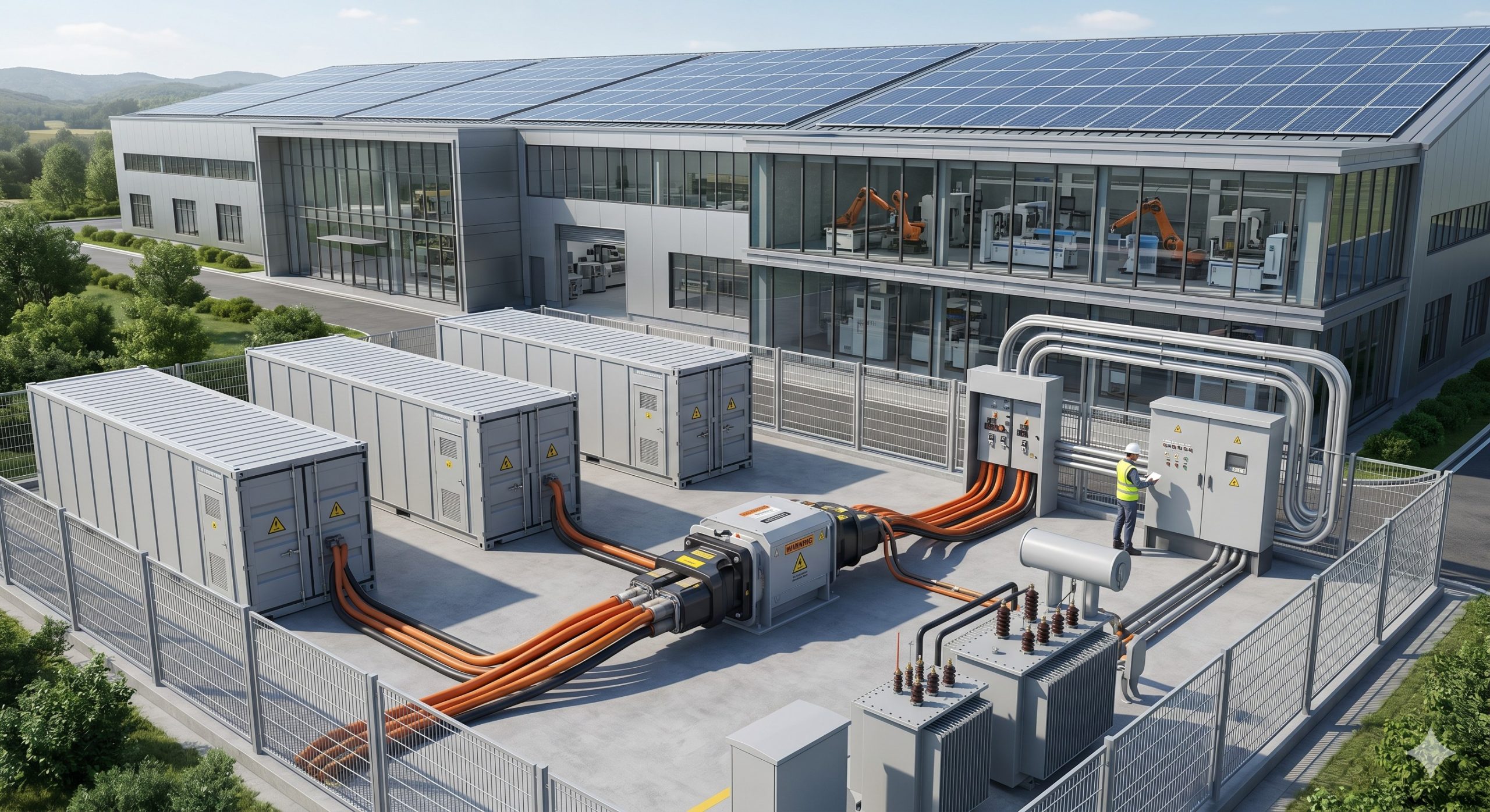 Global Supplier of Battery Connector ESS | Turnkey PV-Storage-Charging Solutions for C&I Hubs scenario 1