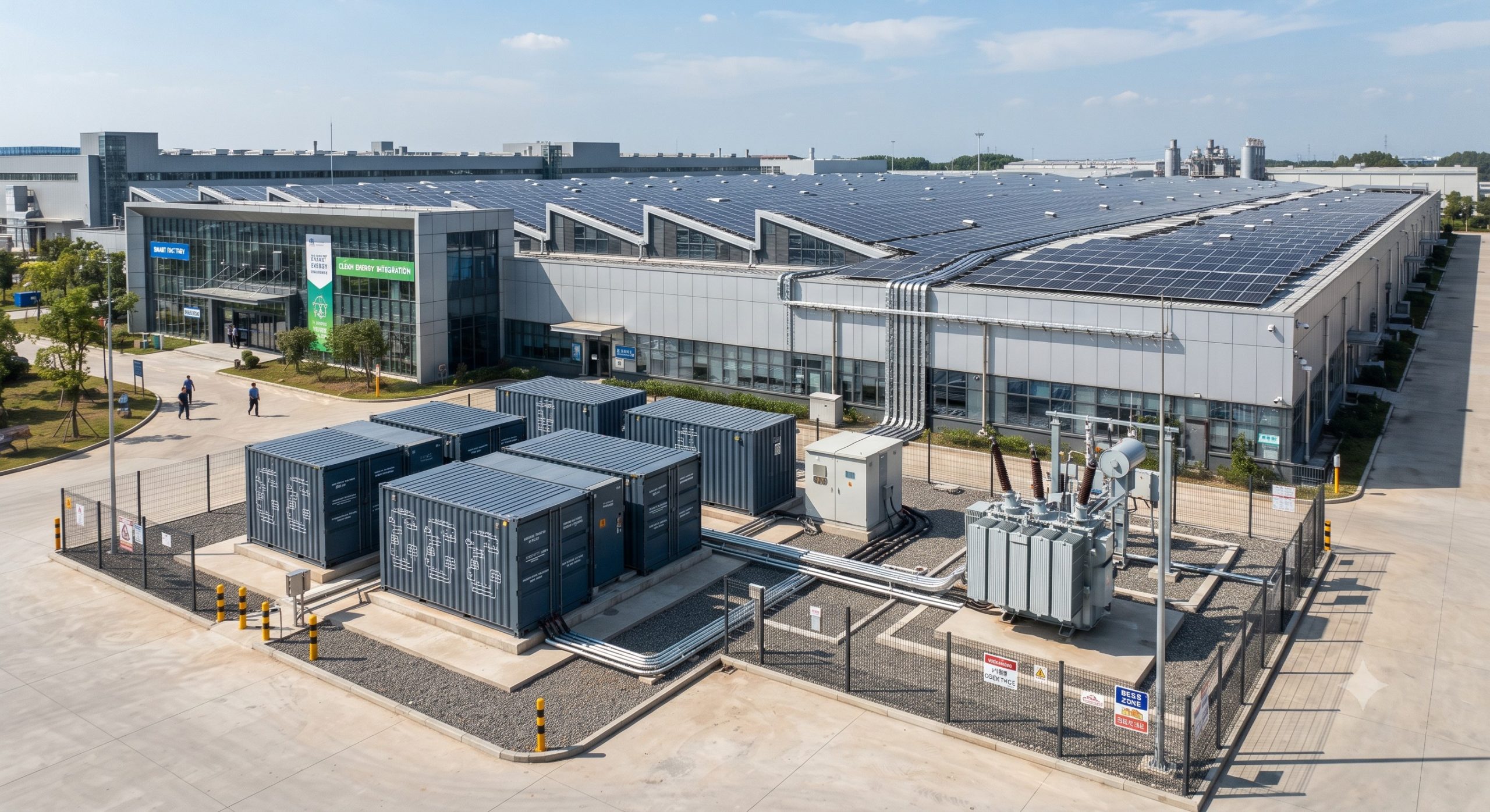 Wholesale Supply: Battery Cluster Management System Buy | 1.2MW/2.5MWh Commercial Energy Storage Cabinet | Global Delivery scenario 1