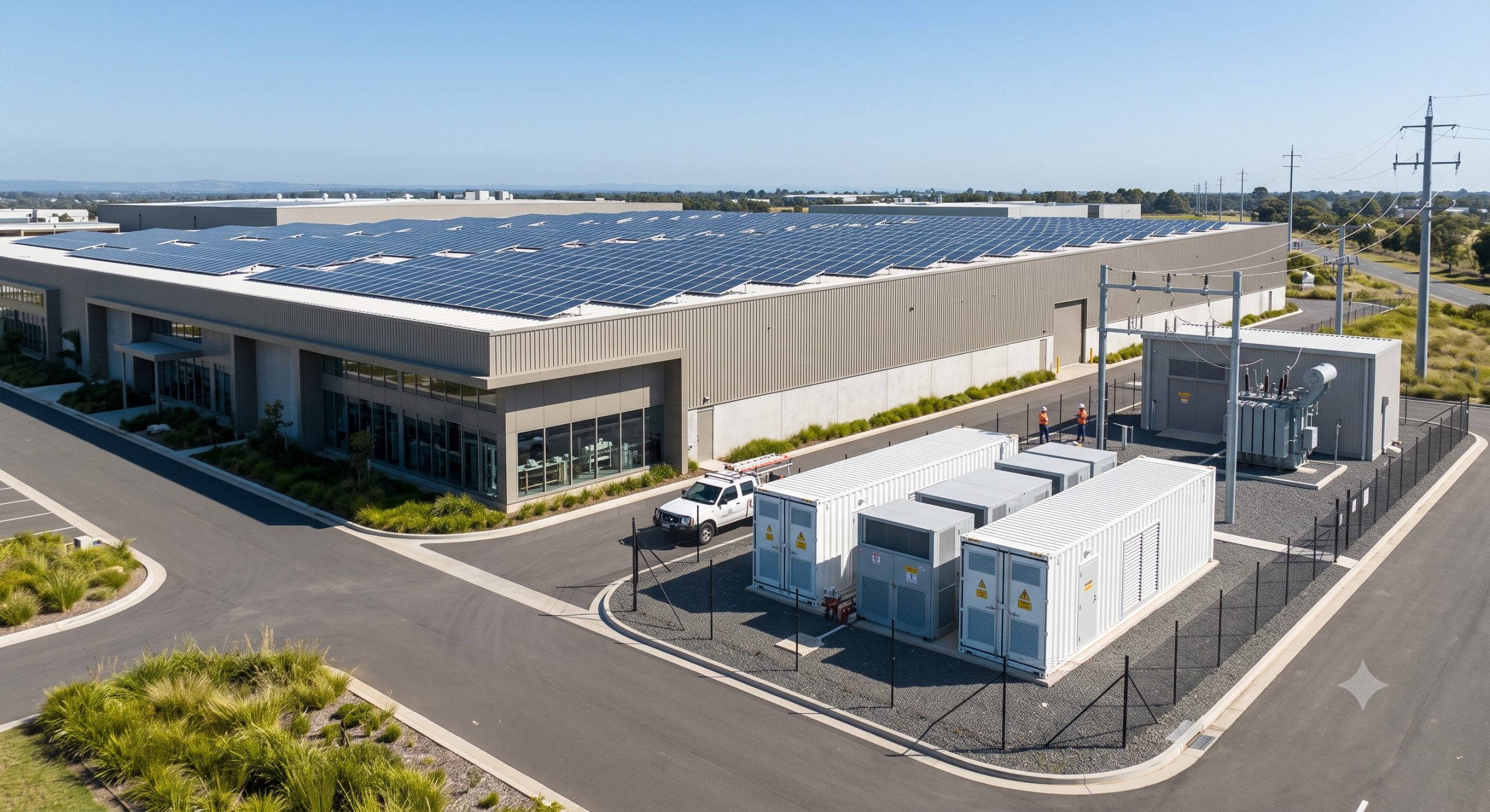 Ready to Deploy: Grid-interactive commercial BESS wholesale | 1MW/2MWh Commercial Battery ESS | 10-Year Warranty & Local O&M scenario 1