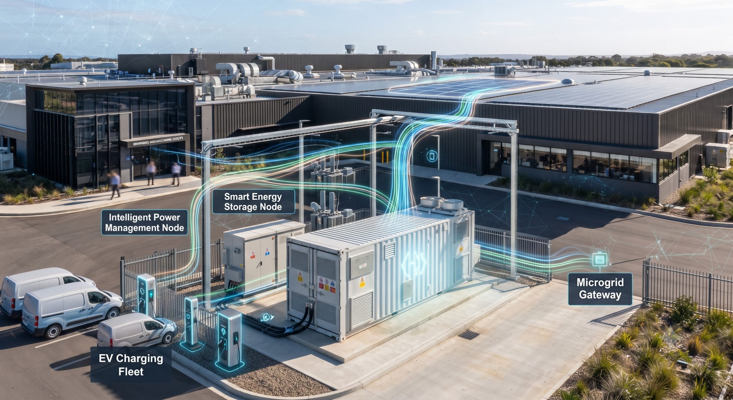 Ready to Deploy: Micro-grid container battery bank Commercial Battery ESS | 10-Year Warranty & Local O&M scenario 2