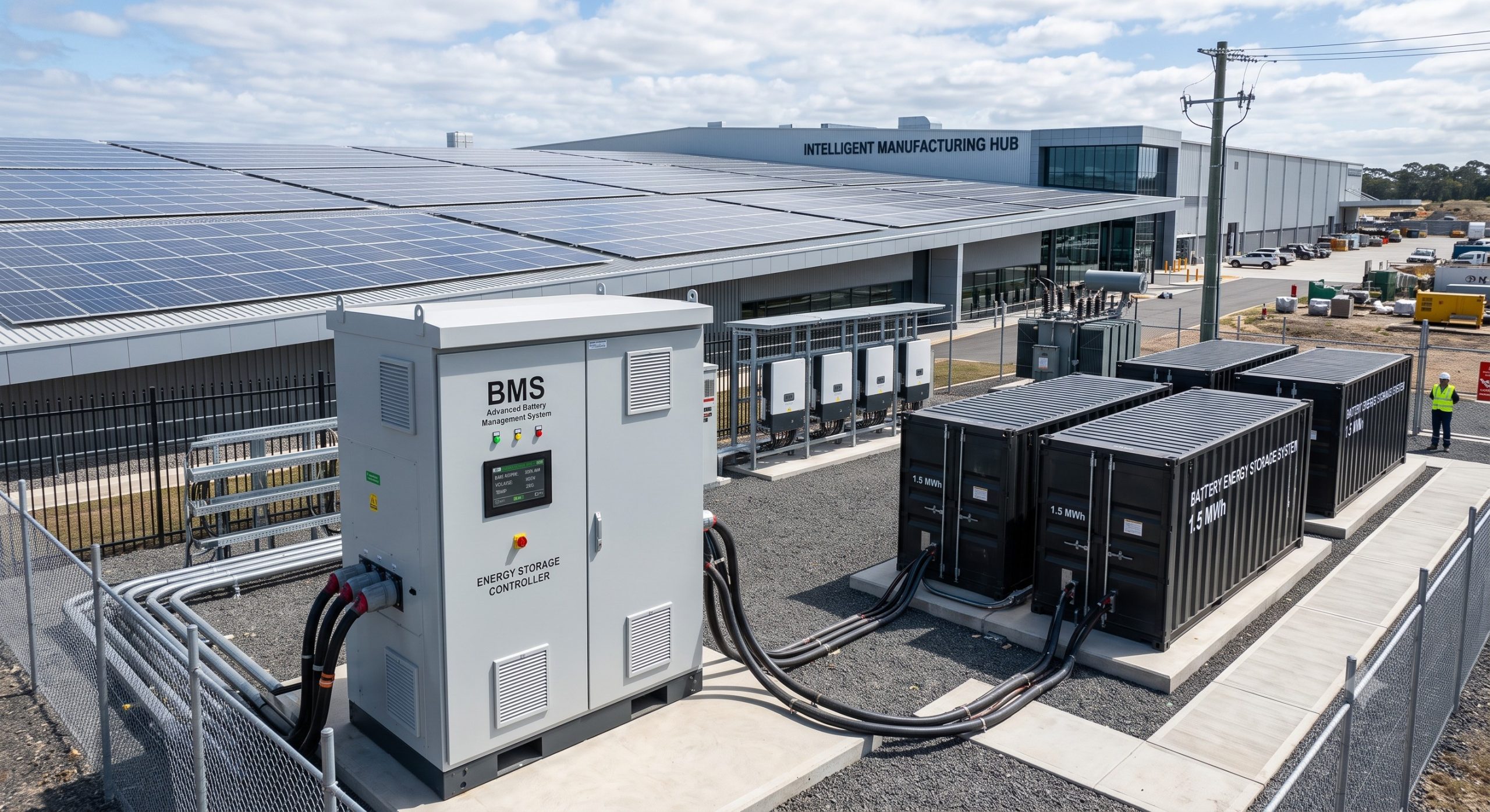 Wholesale Supply: Advanced Battery Management System (BMS) buy | Commercial Energy Storage Cabinet with Liquid Cooling & 10-Year Warranty | Global Delivery scenario 1