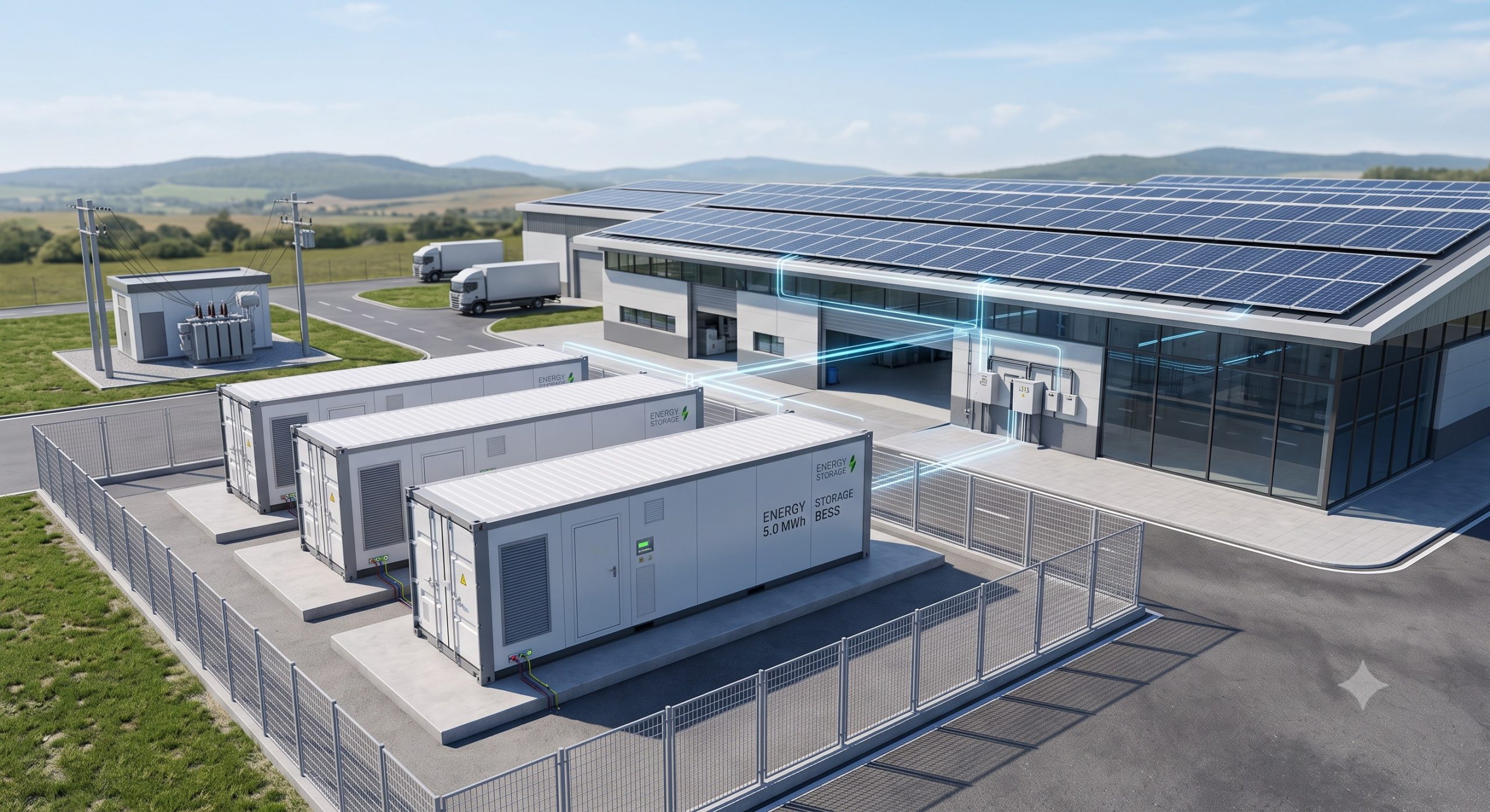 Wholesale Supply: 5.0MWh Utility-scale Battery Storage System | Commercial Energy Storage Cabinet | Global Delivery scenario 1