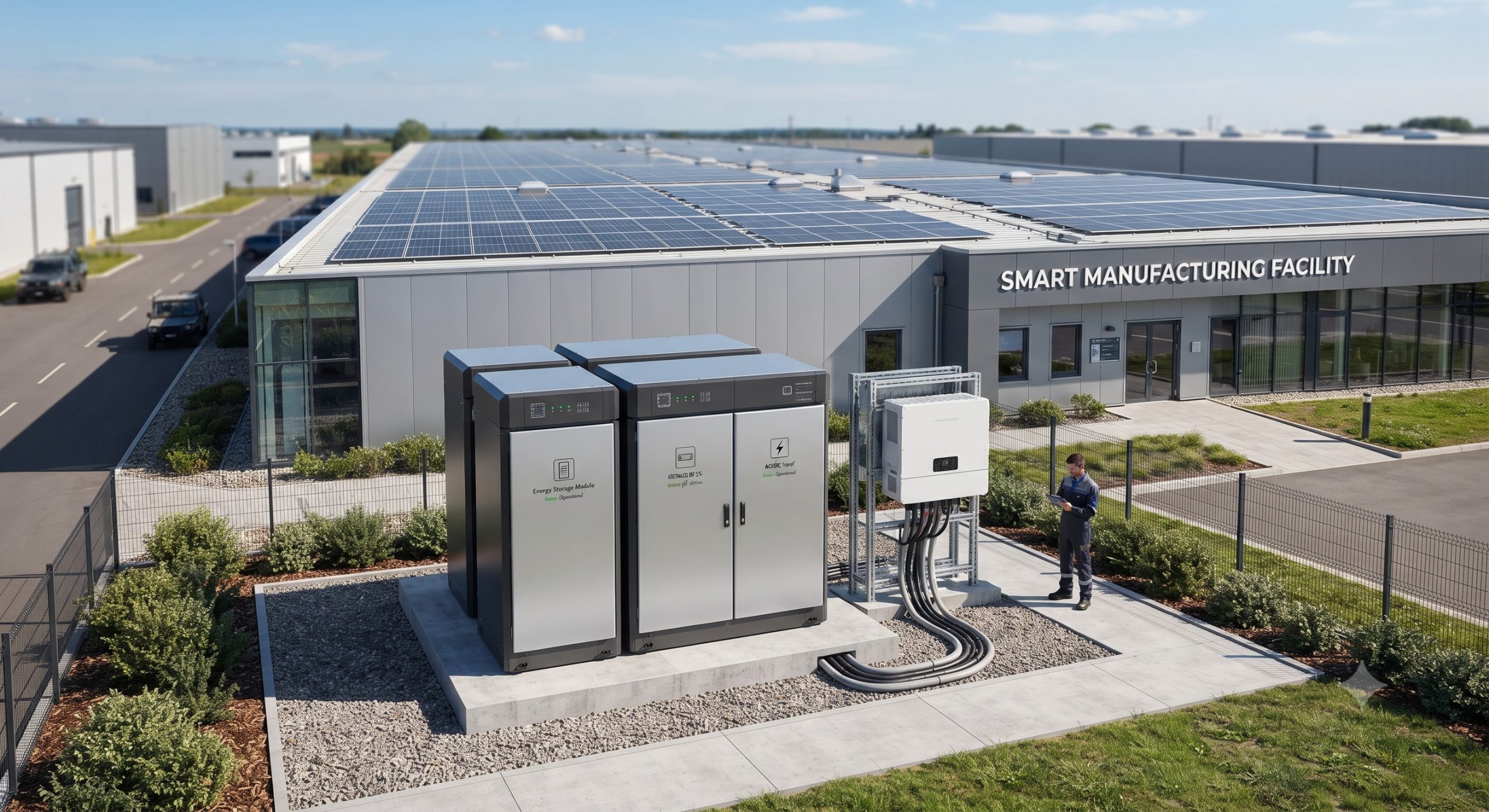 Turnkey Solution Hybrid Inverter Compatible Battery Module ESS Equipment | Perfect for EV Supercharging Stations scenario 1