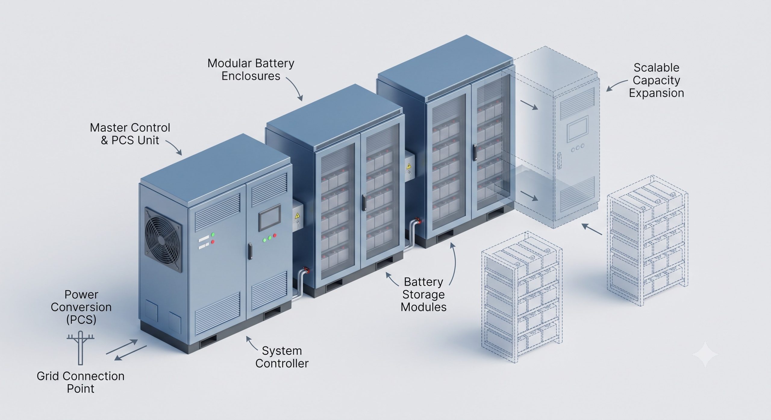 Ready to Deploy: Grid-interactive commercial BESS wholesale | 1MW/2MWh Commercial Battery ESS | 10-Year Warranty & Local O&M - Image 3