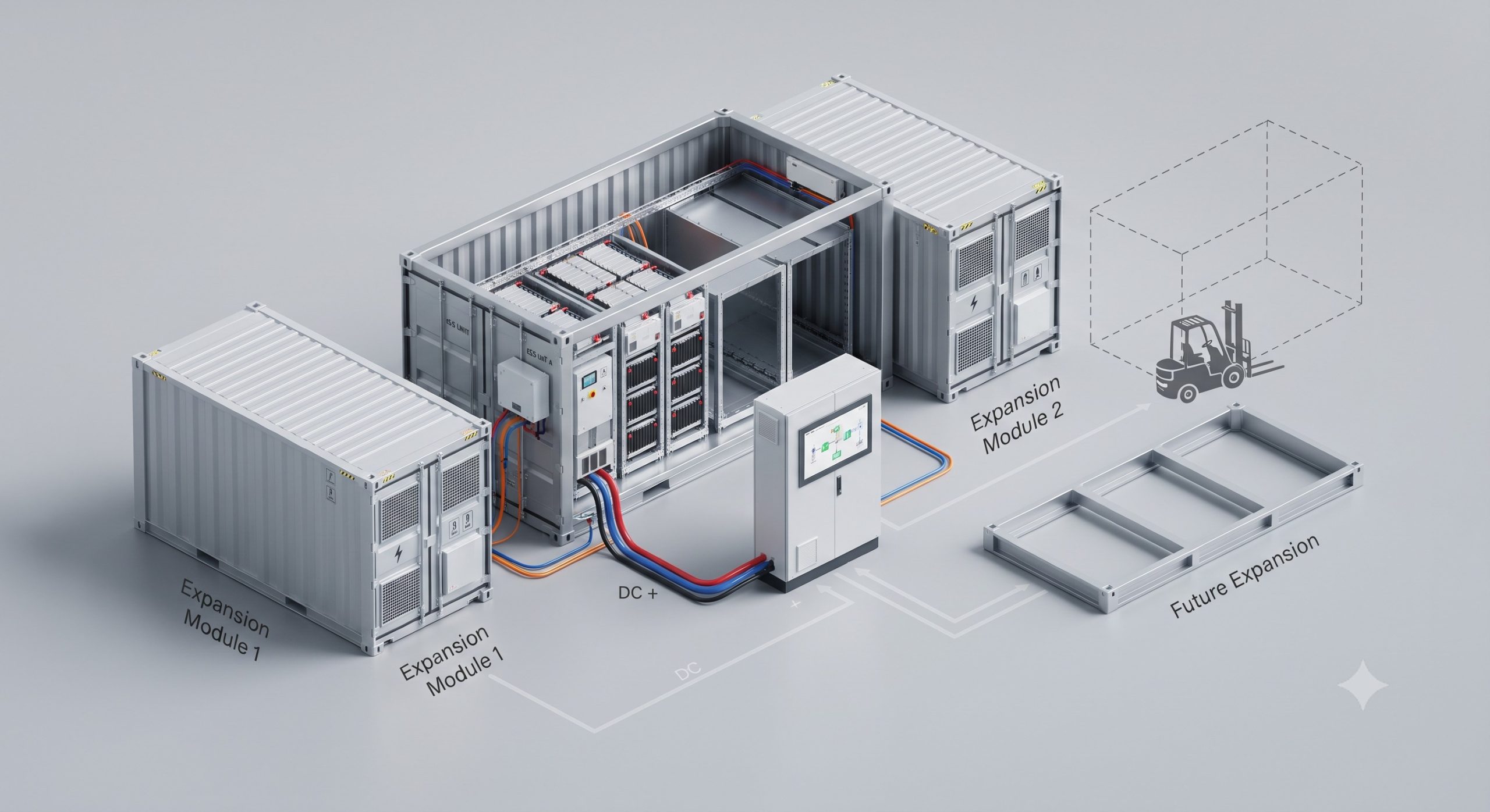 Wholesale Supply: Micro-grid container battery bank 2.5MW/5MWh | Commercial Energy Storage Cabinet | Global Delivery - Image 3