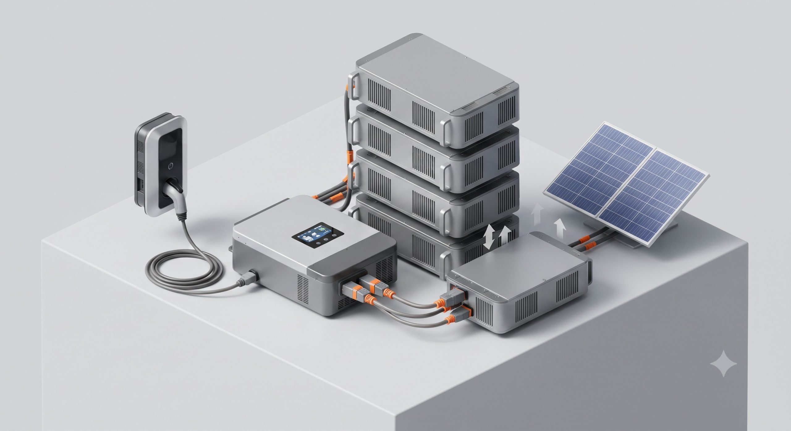 High Efficiency Liquid Cooled Cabinet: Household solar-storage-charging station | Certified Round-Trip Retention - Image 3