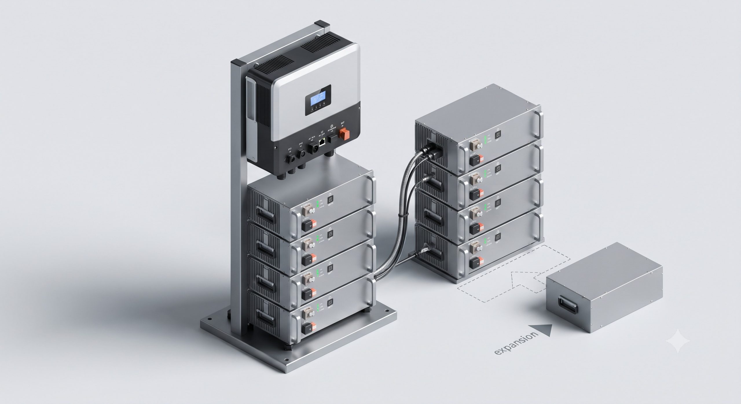 Turnkey Solution Hybrid Inverter Compatible Battery Module ESS Equipment | Perfect for EV Supercharging Stations - Image 3