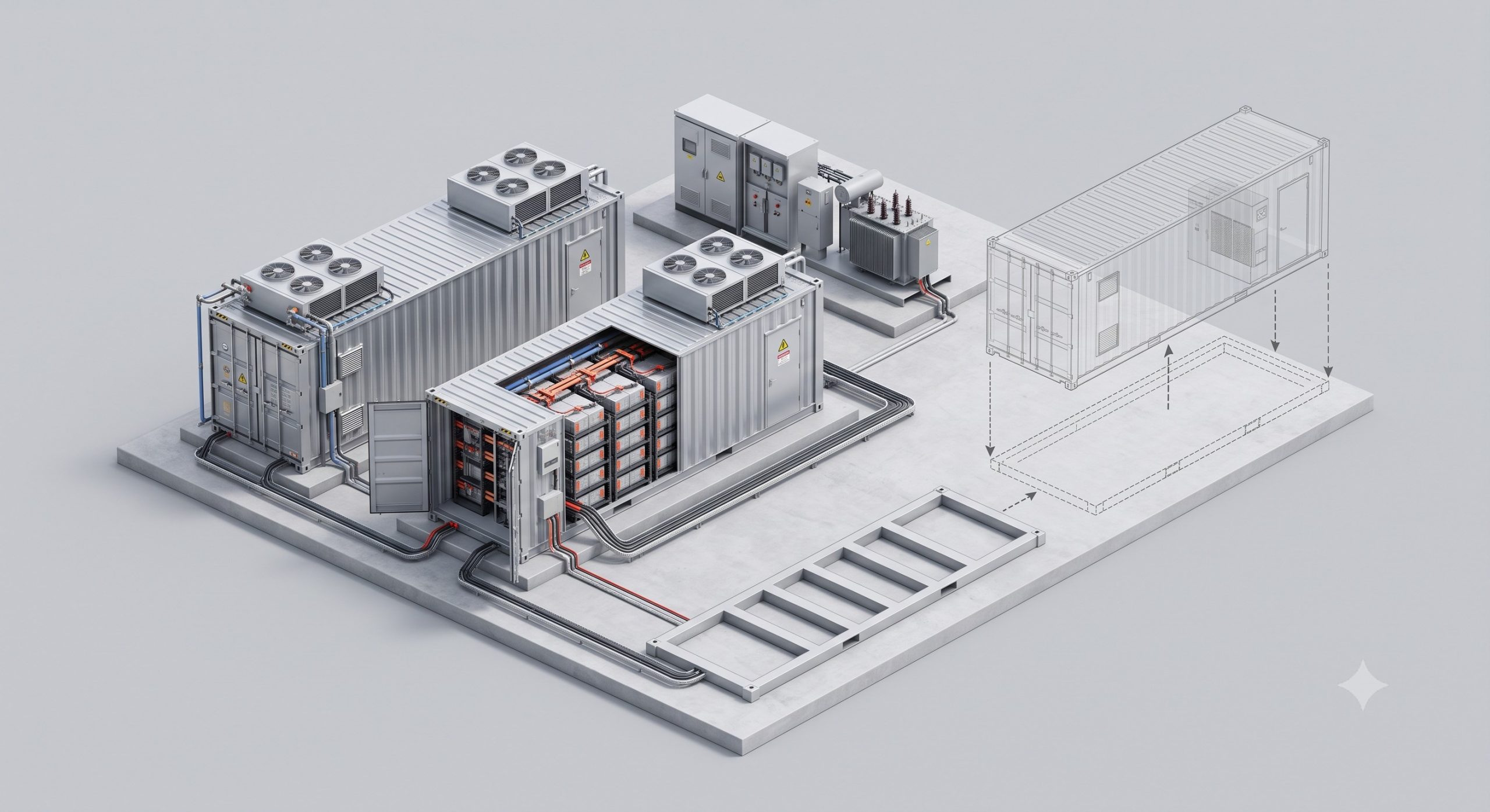 Wholesale Supply: 5.0MWh Utility-scale Battery Storage System | Commercial Energy Storage Cabinet | Global Delivery - Image 3