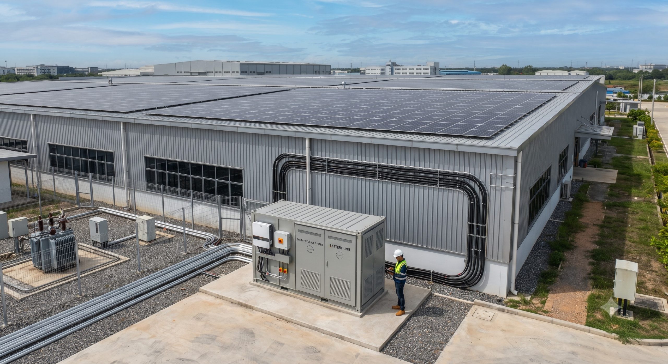 Wholesale Supply: Residential PV Battery Integration Kit | 5.12kWh Wall-Mount BESS | Global Delivery scenario 1
