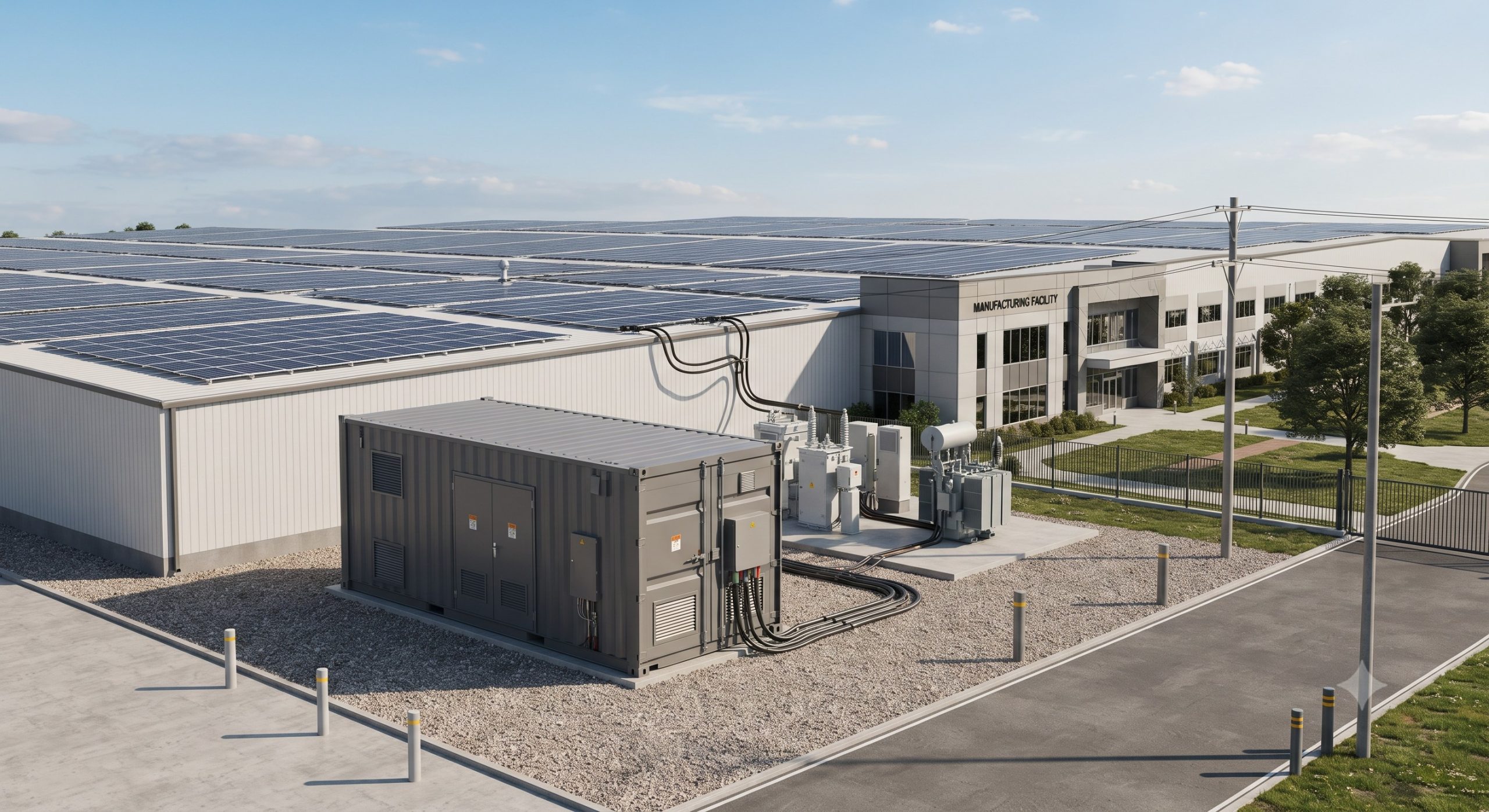 Wholesale Supply: Plug-and-Play Container ESS BESS Unit | 2.5MW/5MWh Liquid-Cooled Tier-1 LFP | Global Delivery scenario 1