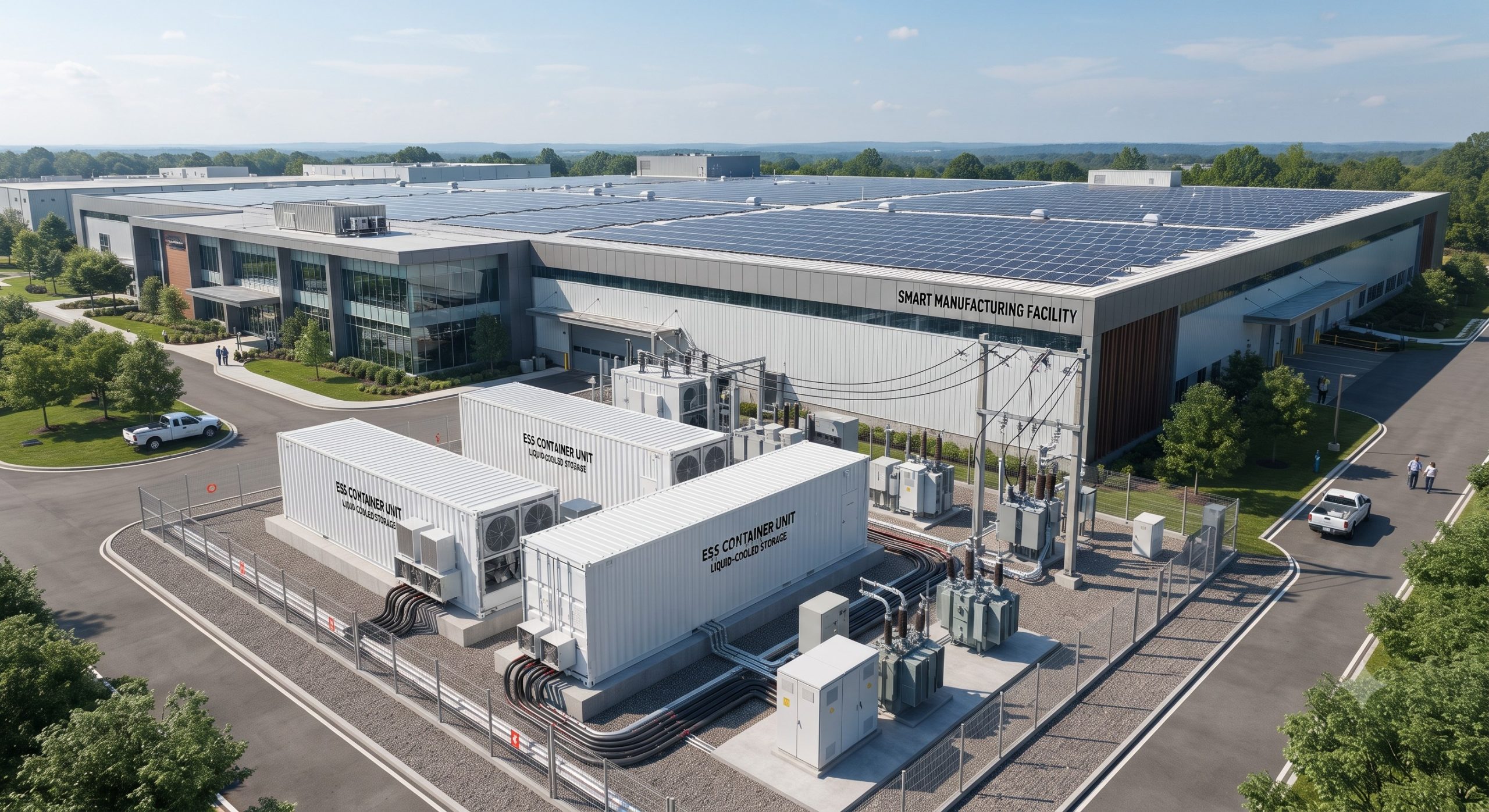Global Supplier of Liquid-cooled container ESS wholesales | Turnkey PV-Storage-Charging Solutions scenario 1