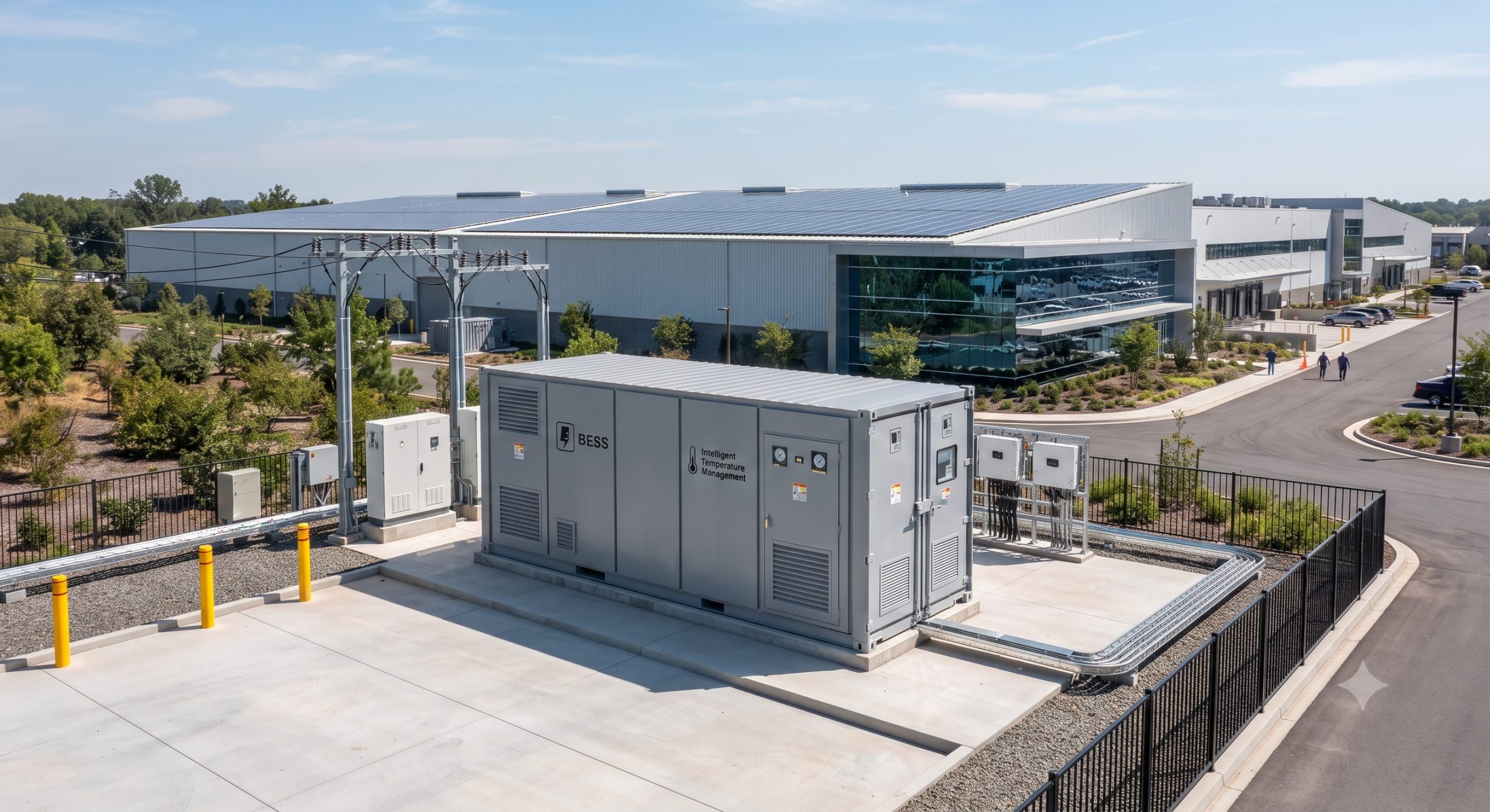 Ready to Deploy: Intelligent temperature control BESS container Commercial Battery ESS | 10-Year Warranty & Local O&M scenario 1