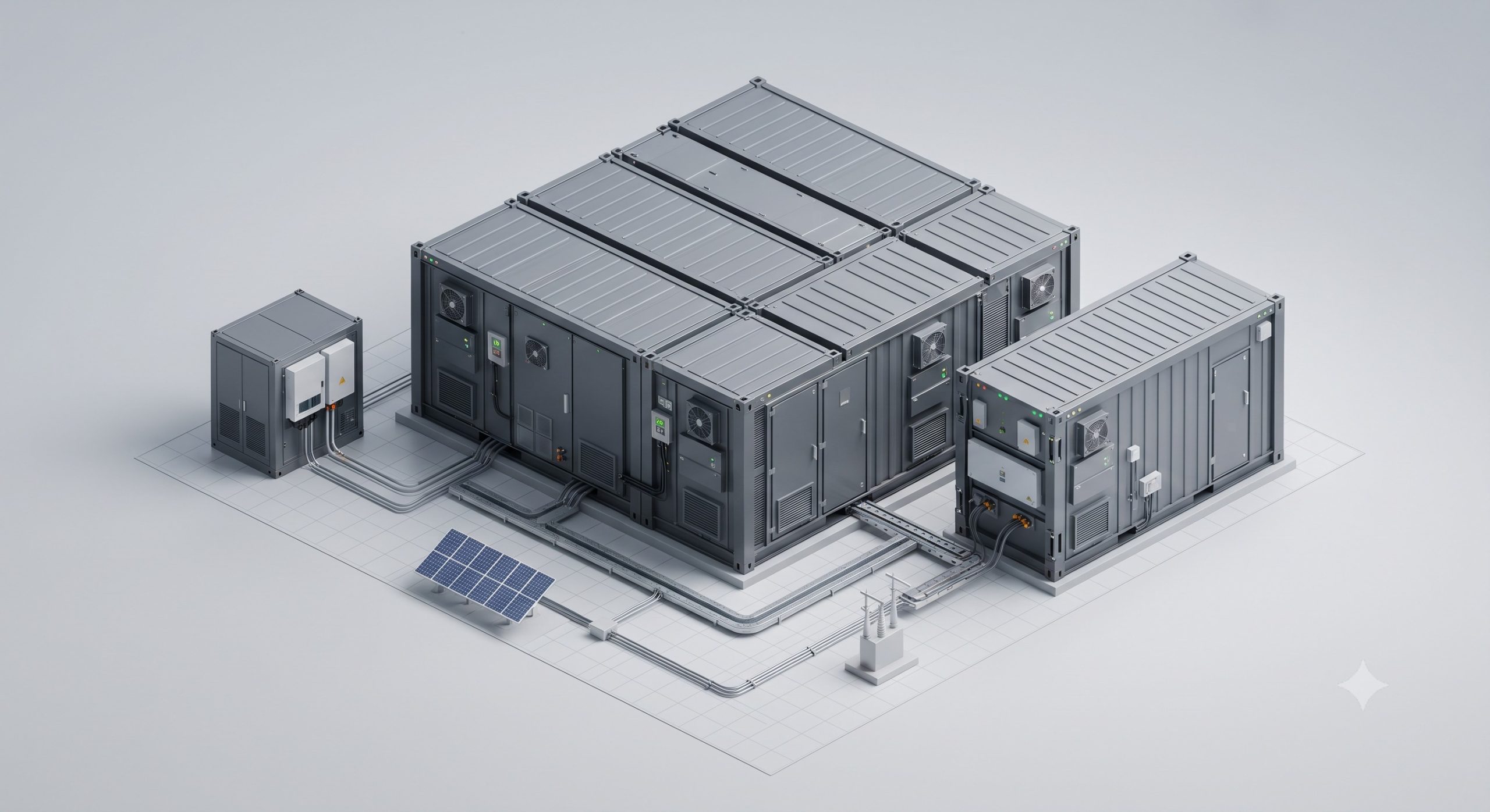 Modular Scalable ESS Cabinet: Large-scale solar-storage project BESS | Parallel Expansion Interface - Image 3