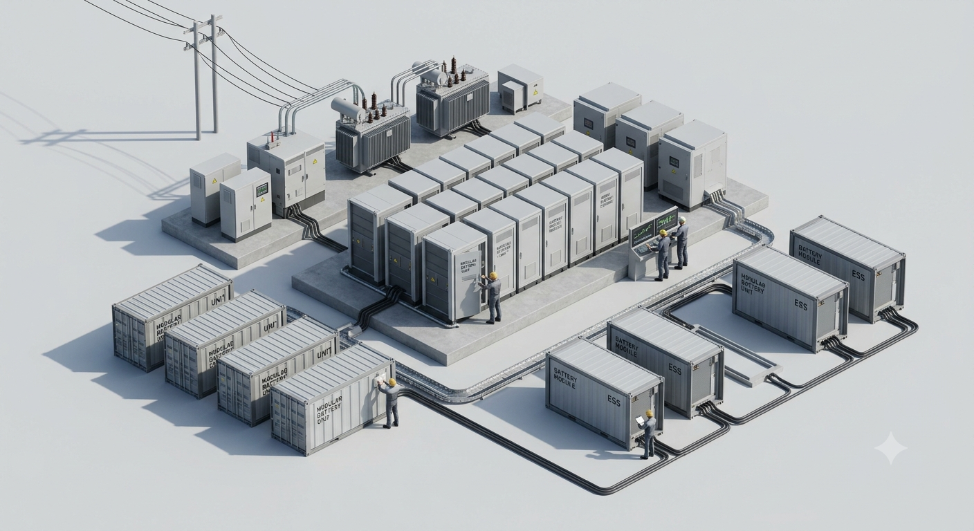 Wholesale Supply: Utility Grid Stabilization Battery System | C&I Energy Storage Cabinet | Global Delivery - Image 3