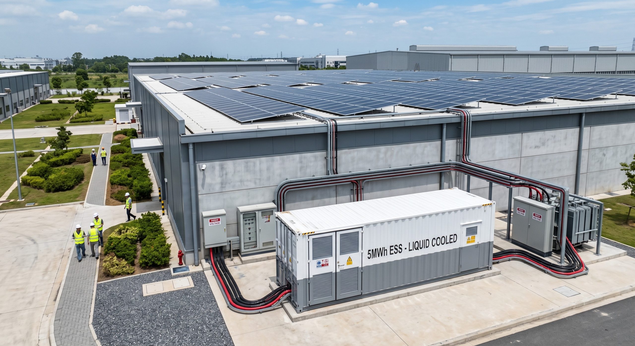 Wholesale Supply: 5MWh Liquid-Cooled ESS Container | Commercial Energy Storage Cabinet | Global Delivery scenario 1