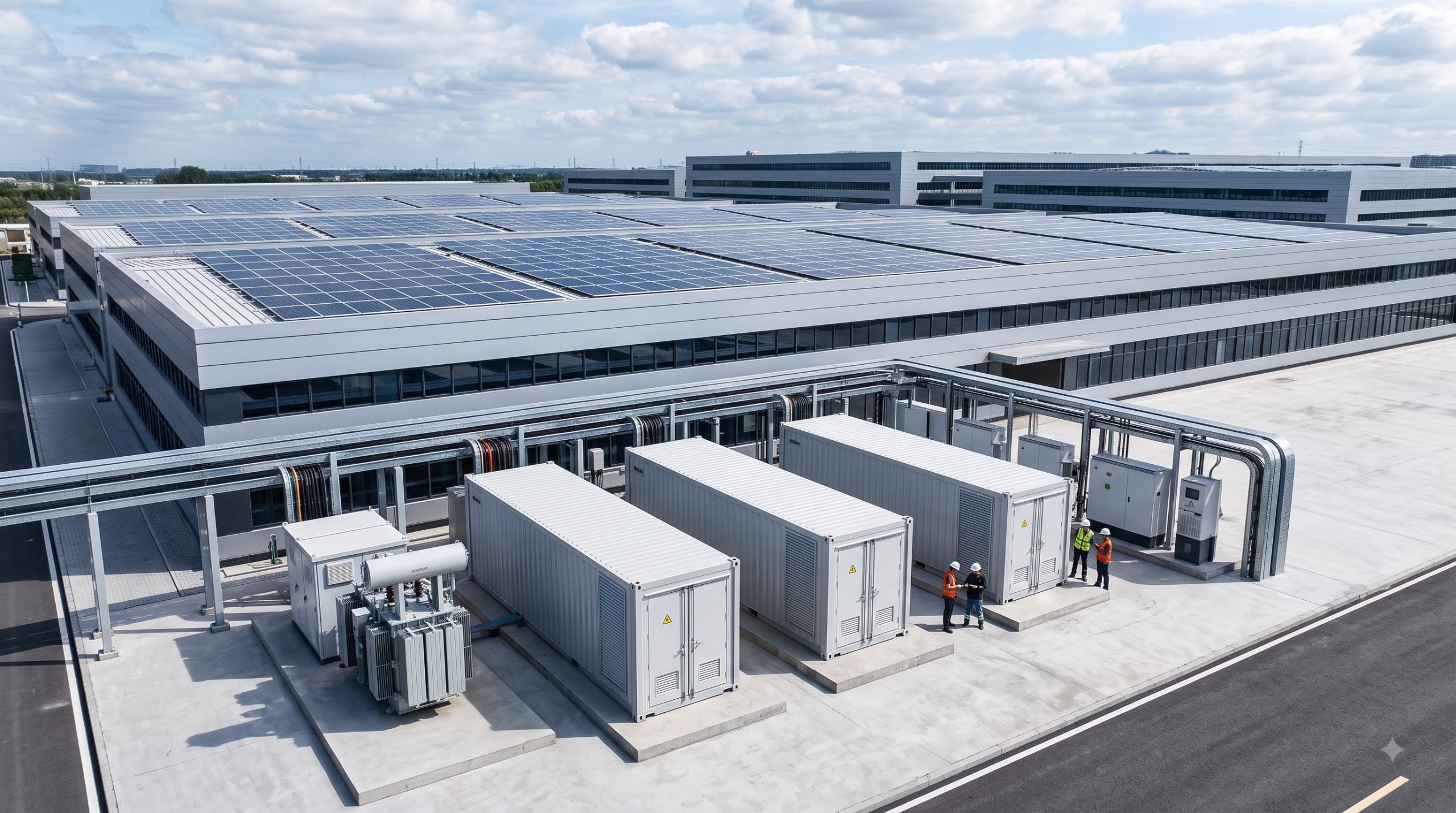 Wholesale Supply: Turnkey Container ESS Solution Hardware | 2.5MW/5MWh Commercial Energy Storage Cabinet | Global Delivery scenario 1