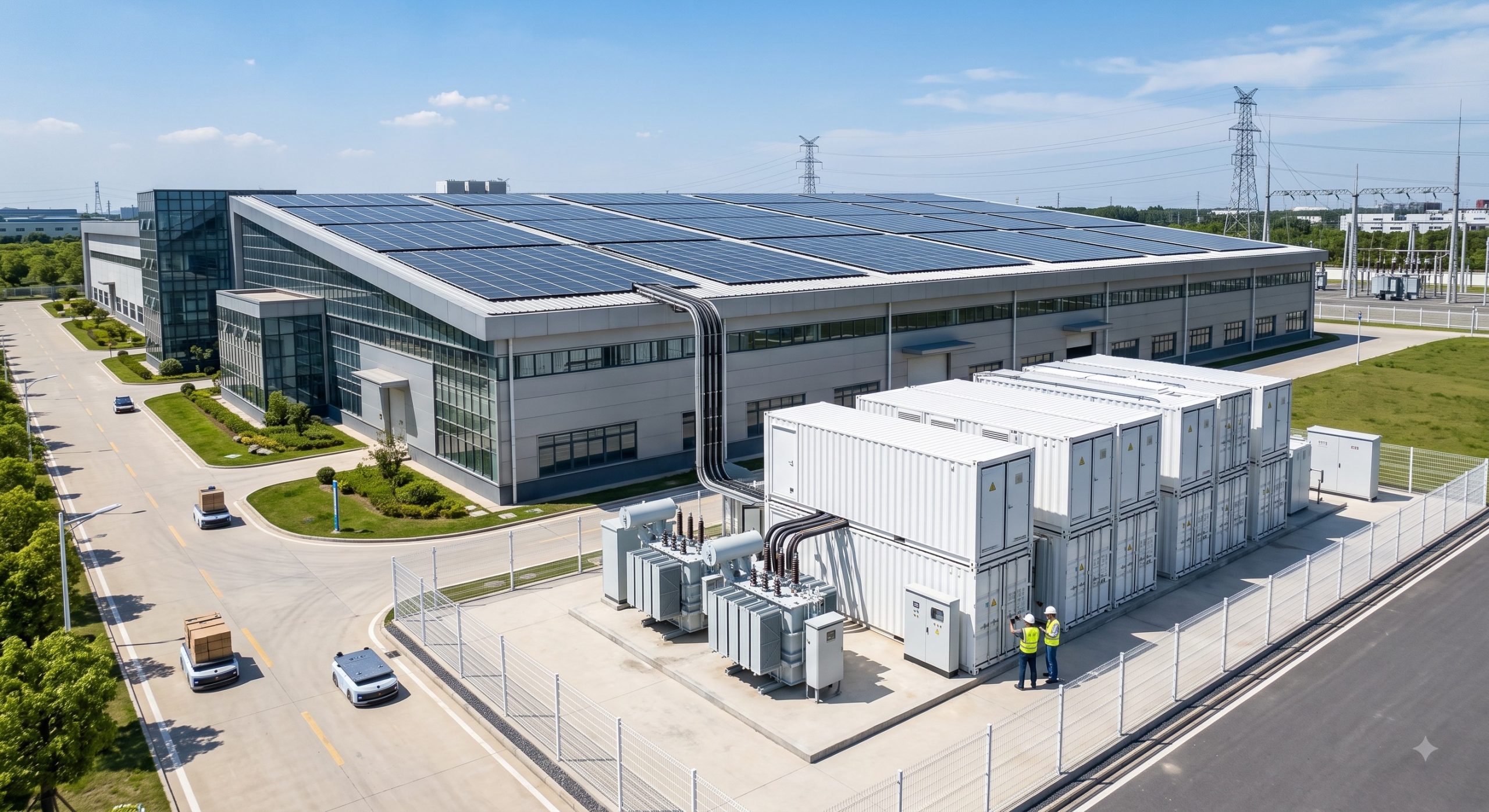 Global Supplier of Large-scale solar-storage project BESS ESS | Turnkey PV-Storage-Charging Solutions scenario 1