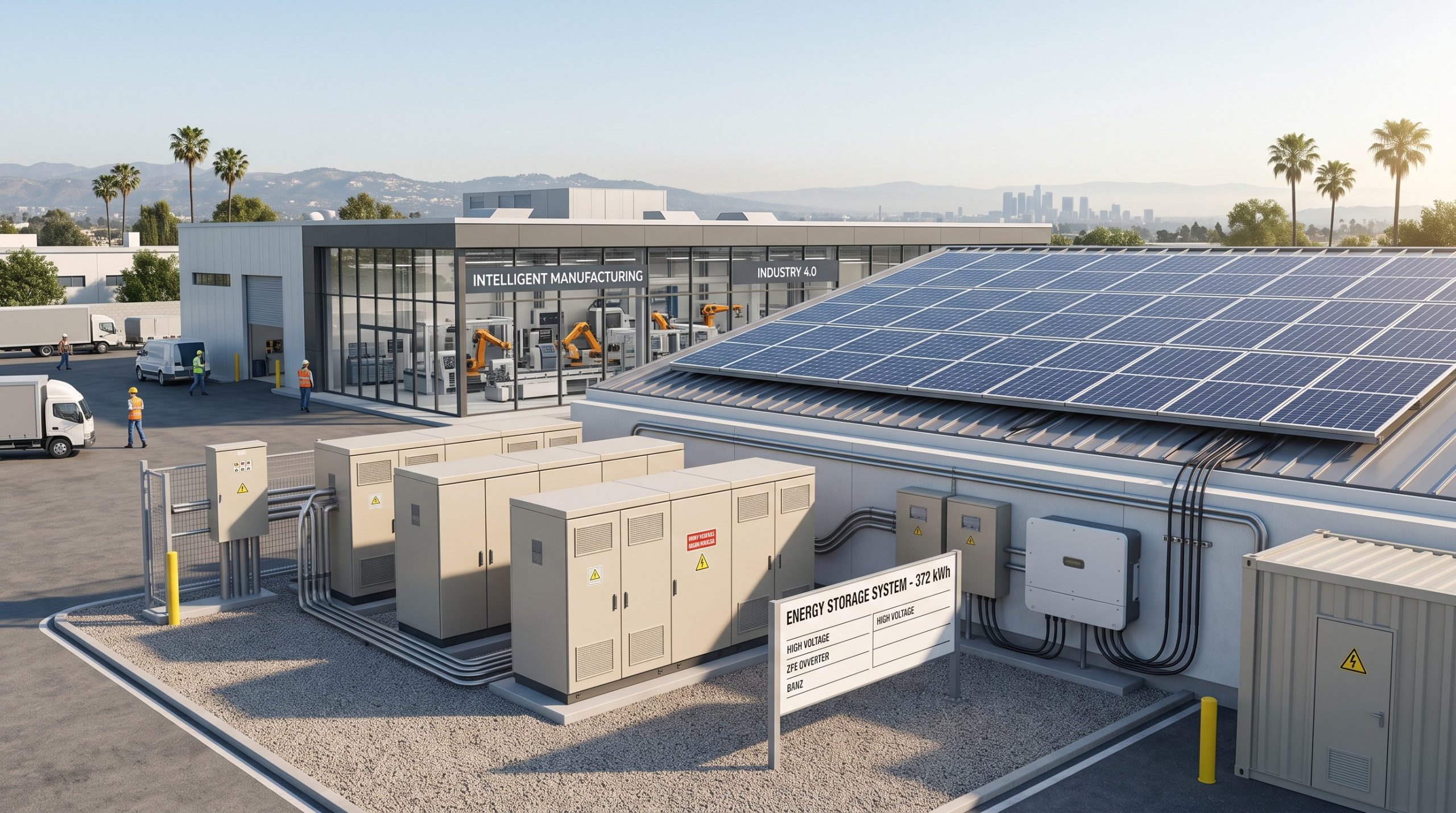 Wholesale Supply: Custom Engineered Battery Module Supplier | 372kWh Commercial Energy Storage Cabinet | Global Delivery scenario 1