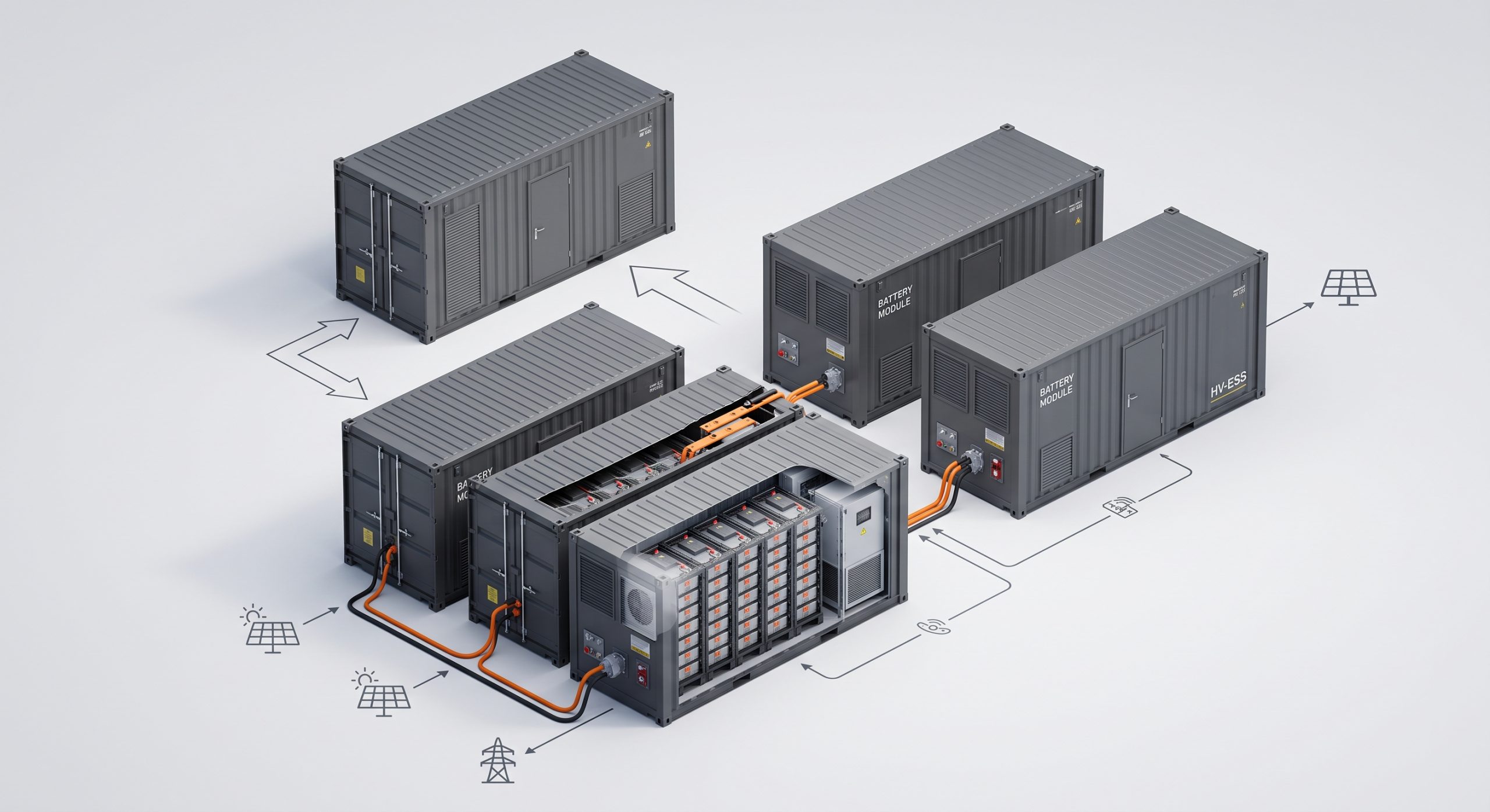 Ready to Deploy: High-voltage energy storage container design Commercial Battery ESS | 10-Year Warranty & Local O&M - Image 3