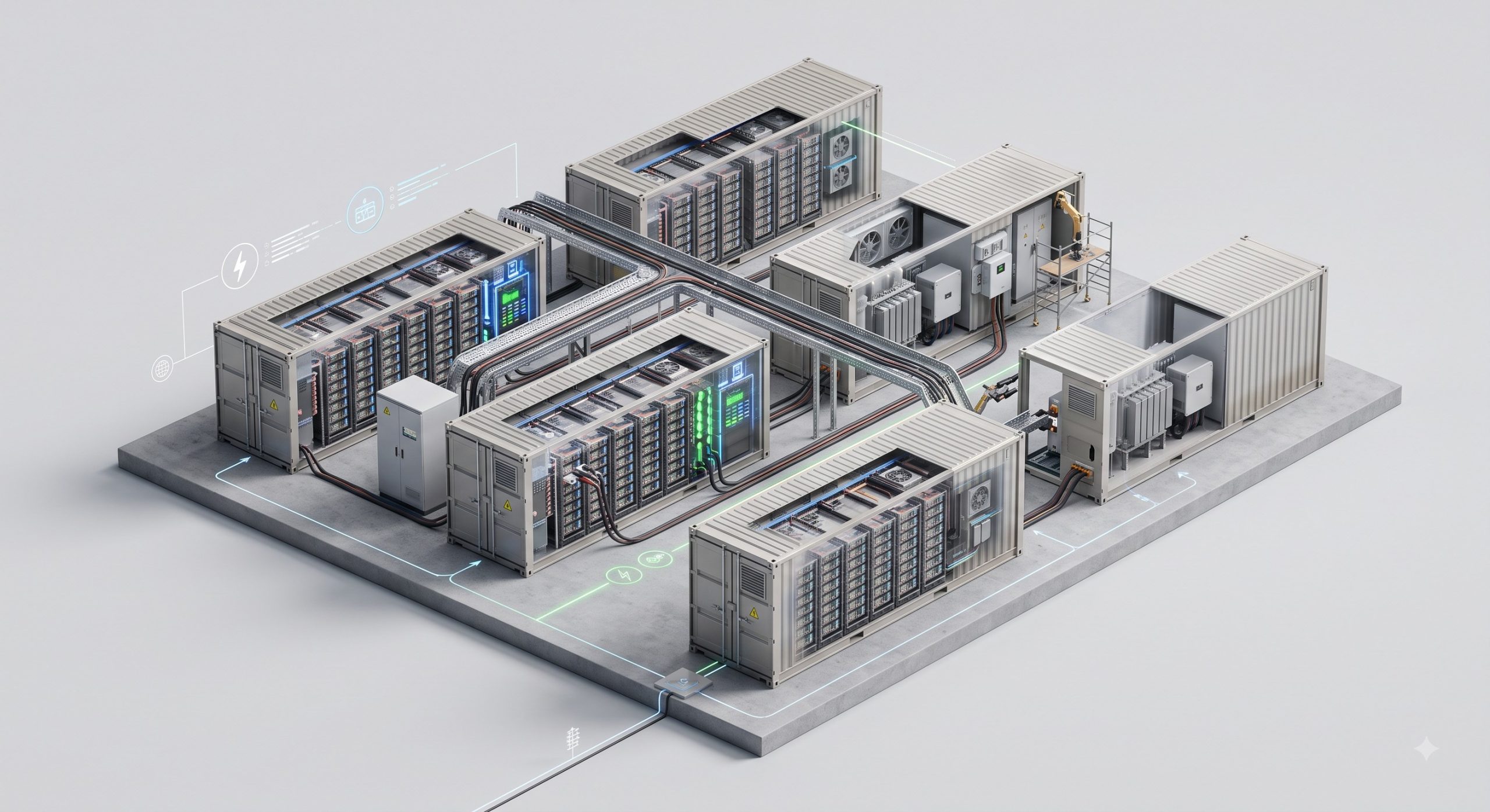 Wholesale Supply: High-capacity containerized storage plant 5.0MWh / 2.5MW | Commercial Energy Storage Cabinet | Global Delivery - Image 3