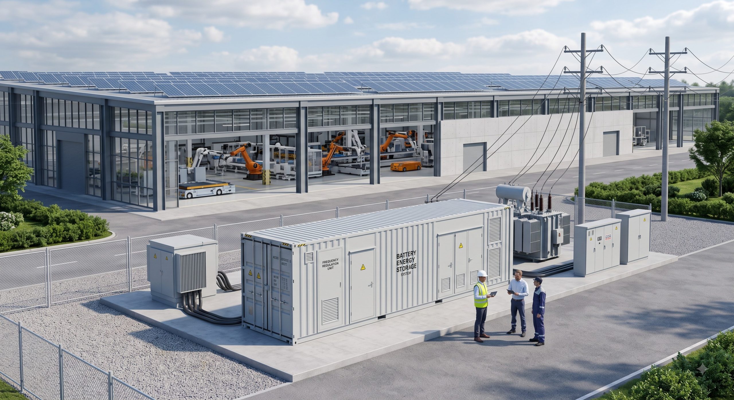 Smart Dispatch BESS Infrastructure: Frequency regulation container ESS buy | Active Cell Equalization scenario 1
