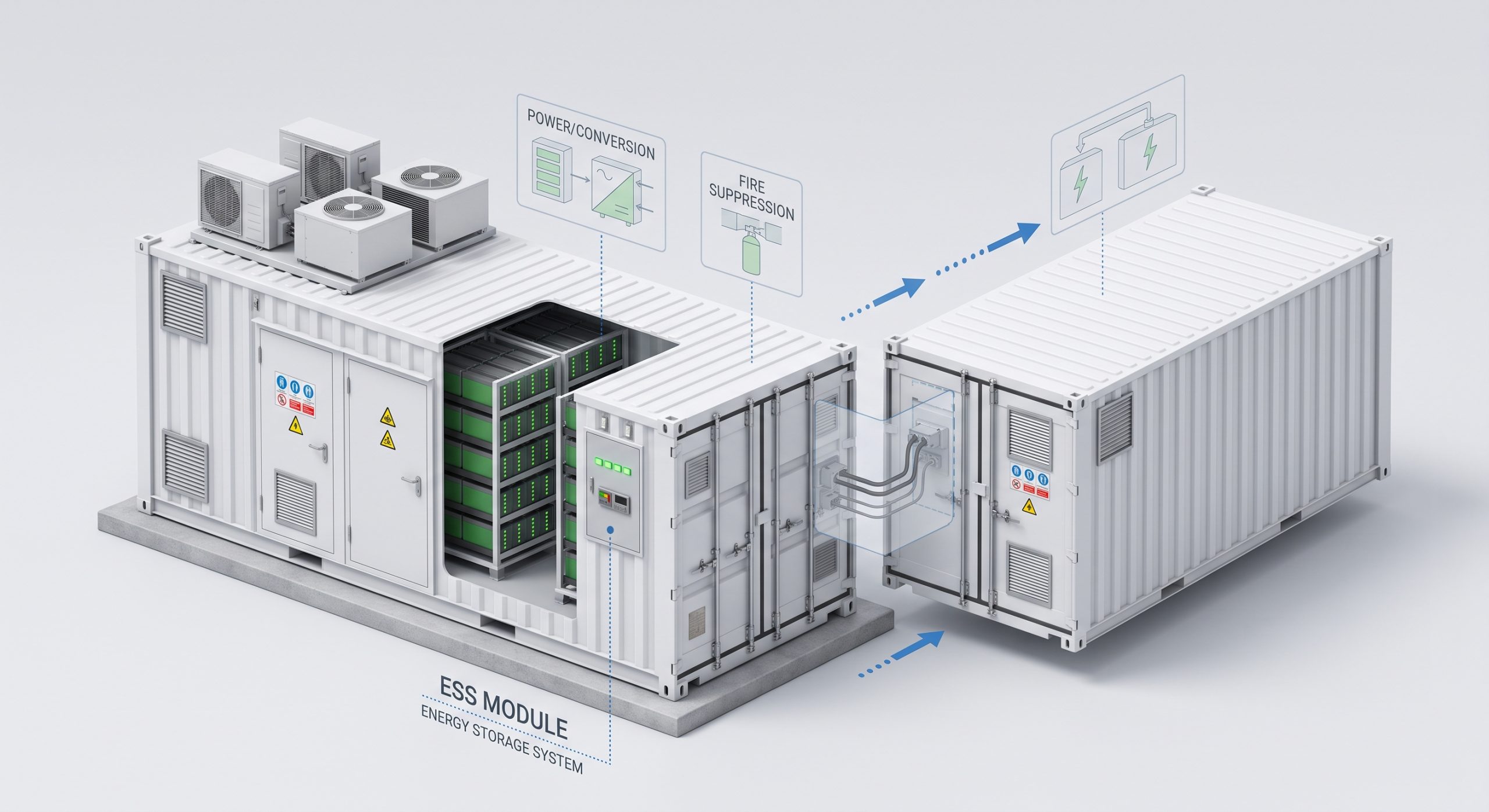 Ready to Deploy: Outdoor Containerized Battery Station C&I ESS | 1MWh / 2MWh Liquid-Cooled BESS | 10-Year Warranty & Local O&M - Image 3