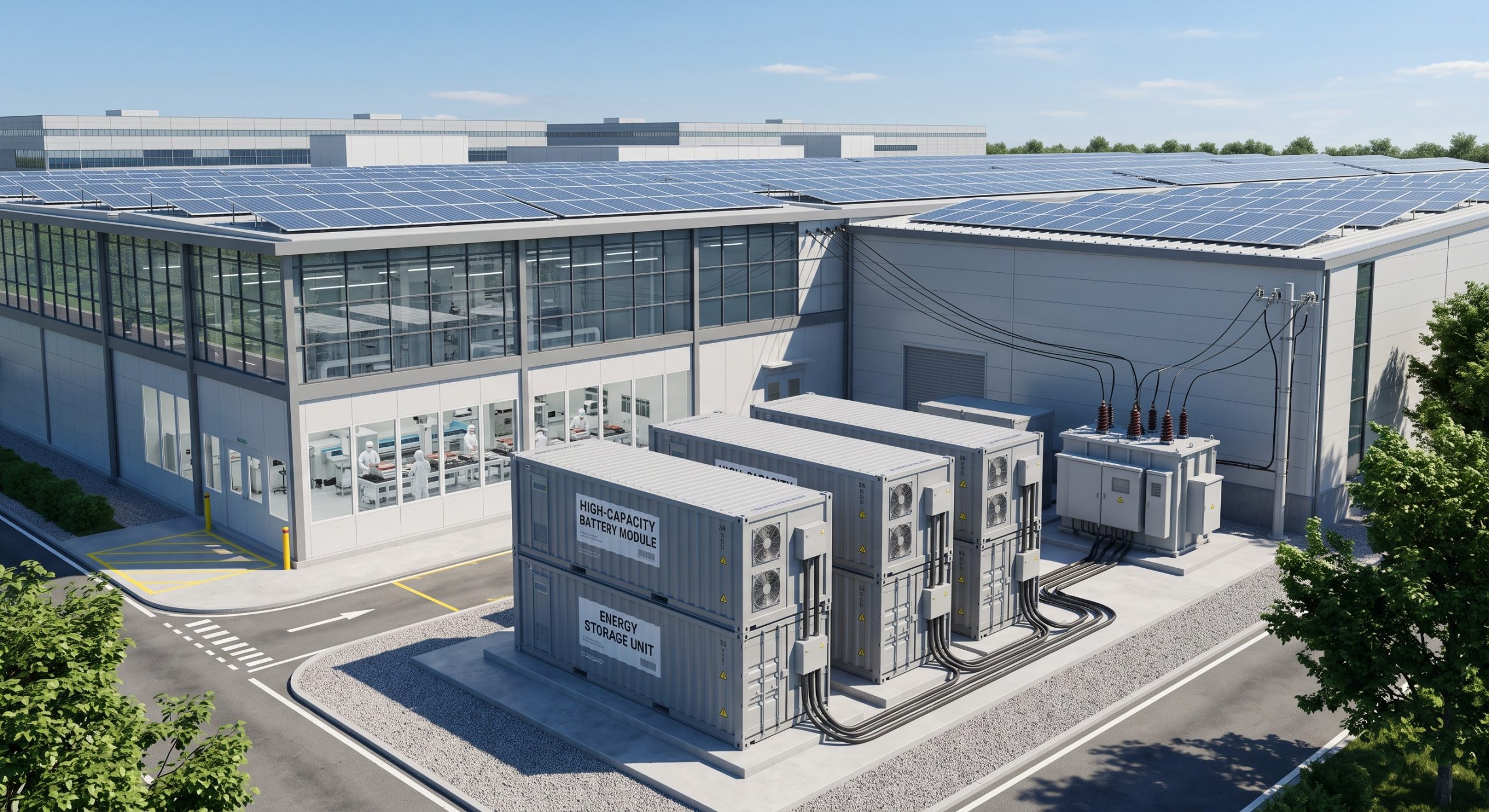 Wholesale Supply: Cleanroom assembled battery module price | 215kWh Liquid Cooled Commercial ESS | Global Delivery Ready scenario 1