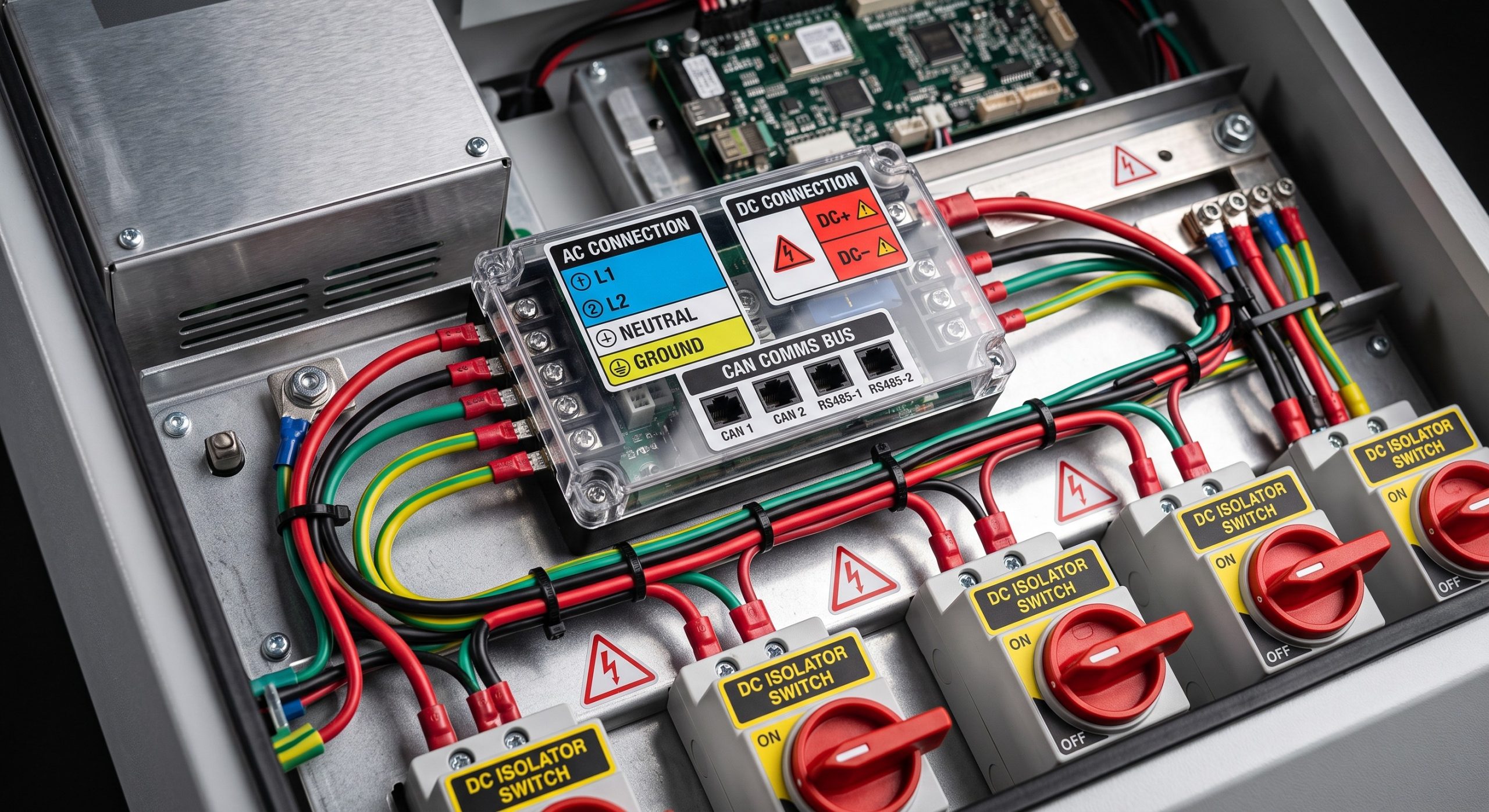 PV-Storage-Charging Infrastructure Reference Design Guide for Residential Solar-Storage-Charging Wiring Diagram details